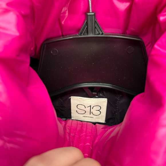 Saks Fifth S13 Little Girl's & Girl's Ella Hooded Puffer Jacket FUCHSIA - Picture 3 of 10